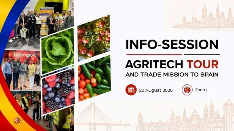  20 серпня стартує онлайн сесія для виробників AGRITECH TOUR AND TRADE MISSION TO SPAIN 2026